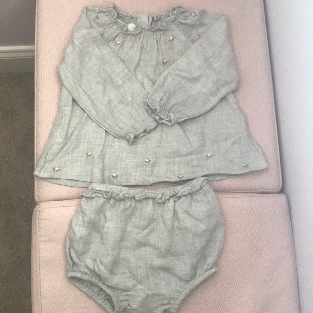 Janie and Jack Roses outfit